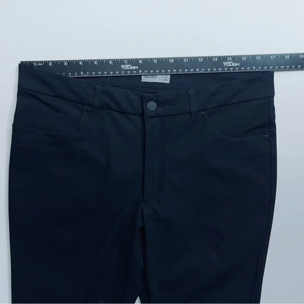 VRST 5-Pocket Commuter Pants Mens Size 34x32 Black Polyester Spandex     READ - Picture 7 of 15